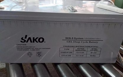 SAKO GEL batteri 6GFM200G (12V/200Ah)